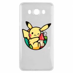 Чехол для Samsung J7 2016 Pikachu with ketchup