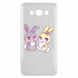 Чехол для Samsung J7 2016 Rabbits In Love