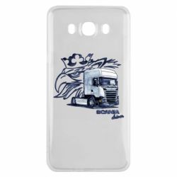 Чехол для Samsung J7 2016 Scania watercolor art - PrintSalon