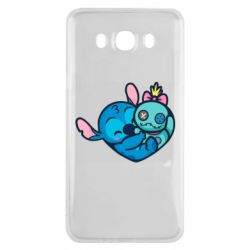 Чехол для Samsung J7 2016 Стич с куклой - PrintSalon