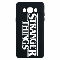 Чехол для Samsung J7 2016 Stragner Things Logo - PrintSalon