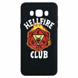 Чехол для Samsung J7 2016 Stranger Things: Hellfire club - PrintSalon