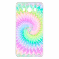 Чехол для Samsung J7 2016 Tie dye spiral