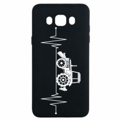 Чехол для Samsung J7 2016 Трактор импульс