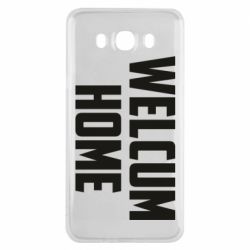 Чехол для Samsung J7 2016 Welcum Home - PrintSalon