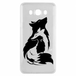 Чехол для Samsung J7 2016 Wolf And Fox - PrintSalon