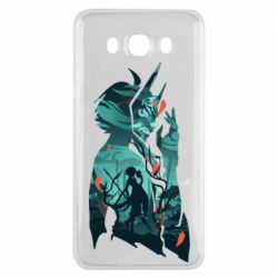 Чехол для Samsung J7 2016 Xiao silhouette - PrintSalon