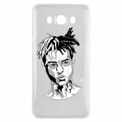 Чехол для Samsung J7 2016 XXXTentacion Monochrome Art - PrintSalon