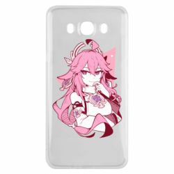 Чехол для Samsung J7 2016 Yae Miko portrait - PrintSalon