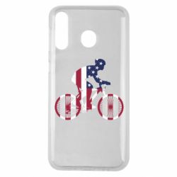Чехол для Samsung M30 American cyclist - PrintSalon