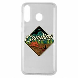 Чехол для Samsung M30 Camping and forest - PrintSalon