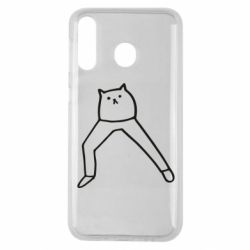 Чехол для Samsung M30 Cat in pants - PrintSalon