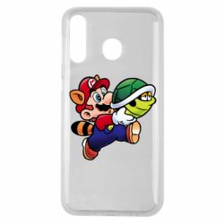 Чехол для Samsung M30 Cute Mario with turtle - PrintSalon