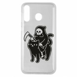 Чохол для Samsung M30 Death and cat - PrintSalon