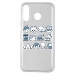 Чехол для Samsung M30 Doctor who icons - PrintSalon