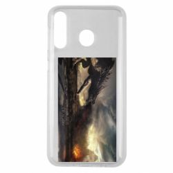 Чохол для Samsung M30 Дракон арт - PrintSalon