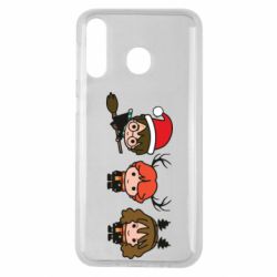 Чохол для Samsung M30 Гаррі Поттер та друзі новорічні - PrintSalon