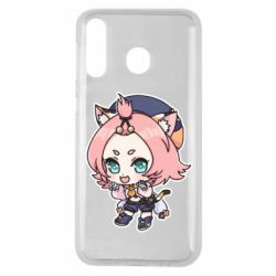 Чехол для Samsung M30 Genshin Impact chibi Diona - PrintSalon