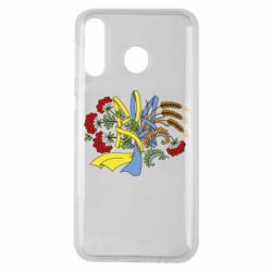 Чохол для Samsung M30 Герб колоски і калина - PrintSalon