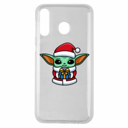 Чехол для Samsung M30 Grogu Santa Claus - PrintSalon