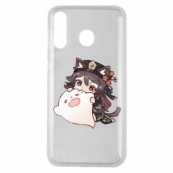 Чехол для Samsung M30 Hu Tao cat - PrintSalon