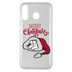 Чехол для Samsung M30 Кот саймона рождество - PrintSalon