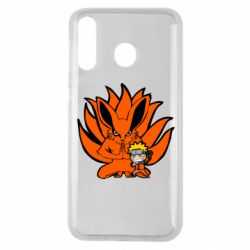 Чехол для Samsung M30 Kurama And Naruto - PrintSalon