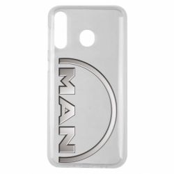 Чехол для Samsung M30 Man metallic logo - PrintSalon