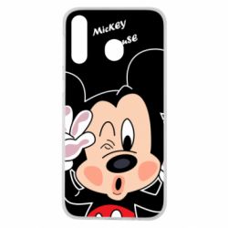 Чехол для Samsung M30 Mickey Kiss - PrintSalon