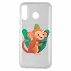Чехол для Samsung M30 Monkey. Fuck You - PrintSalon