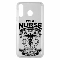 Чехол для Samsung M30 Nurse I'm Never Wrong - PrintSalon