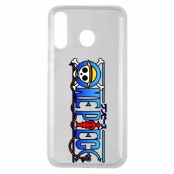 Чехол для Samsung M30 One Piece Logo Skull - PrintSalon