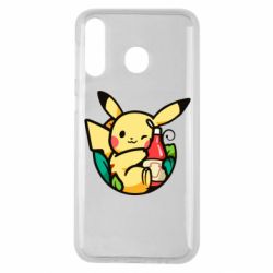 Чехол для Samsung M30 Pikachu with ketchup - PrintSalon