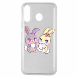 Чехол для Samsung M30 Rabbits In Love - PrintSalon