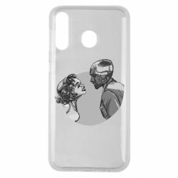 Чехол для Samsung M30 Retro Wanda and Vision - PrintSalon