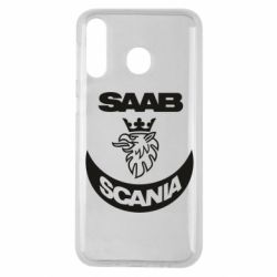Чехол для Samsung M30 Scania SAAB logo - PrintSalon