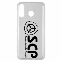 Чохол для Samsung M30 SCP logo text - PrintSalon