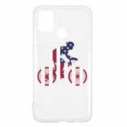 Чехол для Samsung M31 American cyclist - PrintSalon