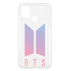 Чехол для Samsung M31 BTS gradient logo - PrintSalon