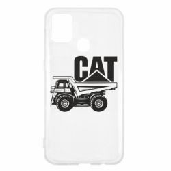 Чехол для Samsung M31 CAT logo and truck - PrintSalon