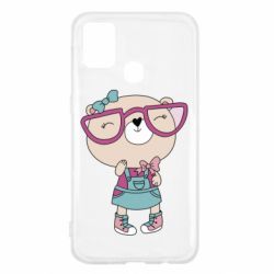 Чехол для Samsung M31 Cute bear - PrintSalon