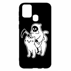 Чохол для Samsung M31 Death and cat - PrintSalon