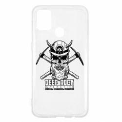 Чехол для Samsung M31 Deep Rock Galactic skull - PrintSalon