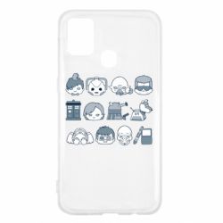 Чехол для Samsung M31 Doctor who icons - PrintSalon