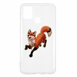 Чехол для Samsung M31 Fox in flight - PrintSalon