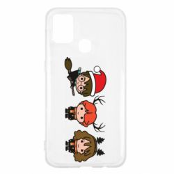 Чохол для Samsung M31 Гаррі Поттер та друзі новорічні - PrintSalon