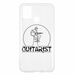 Чехол для Samsung M31 Guitar player. - PrintSalon