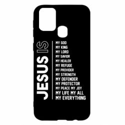 Чехол для Samsung M31 Jesus is - PrintSalon