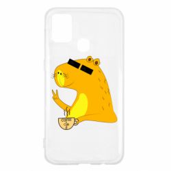 Чехол для Samsung M31 Капибара Программист - PrintSalon