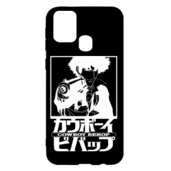 Чехол для Samsung M31 Ковбой Бибоп с ружьем - PrintSalon
